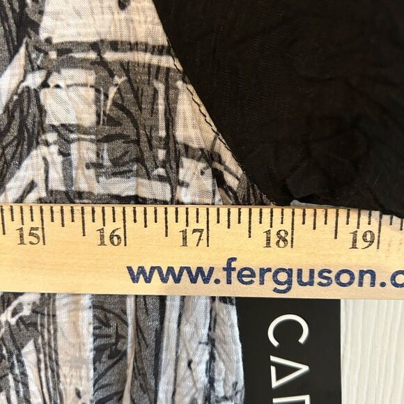 Carine Andie Dress Paris Scene Layered Crinkle S Valentine Date Night - Picture 12 of 14